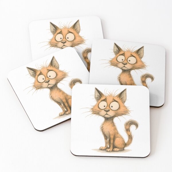 Item preview, Worried Expressive Cat designed and sold by Yomere.