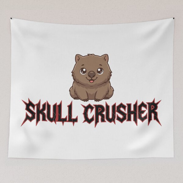 Item preview, Skull Crusher Tactical Wombat Biology Humor designed and sold by Petzzz.