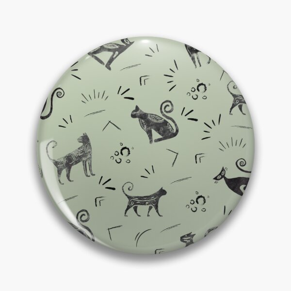 Item preview, Cave Art Cats on Pastel Green designed and sold by KSimpson838.