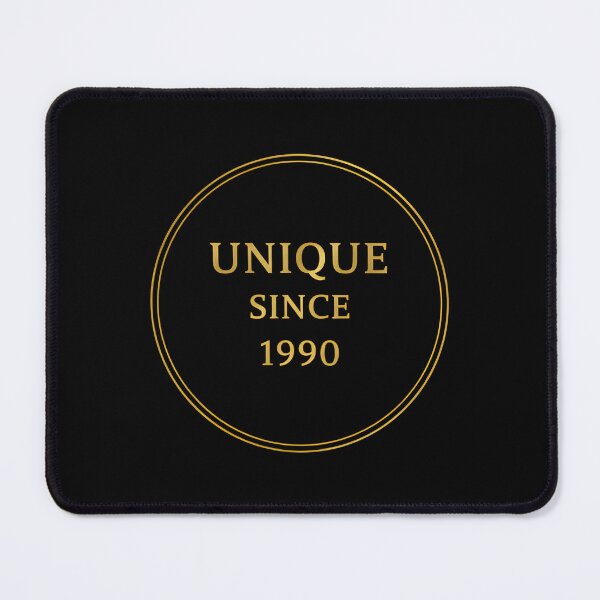 Item preview, Unique Since 1990 – Elegant Gold Design for Your Birthday designed and sold by Fuechse.