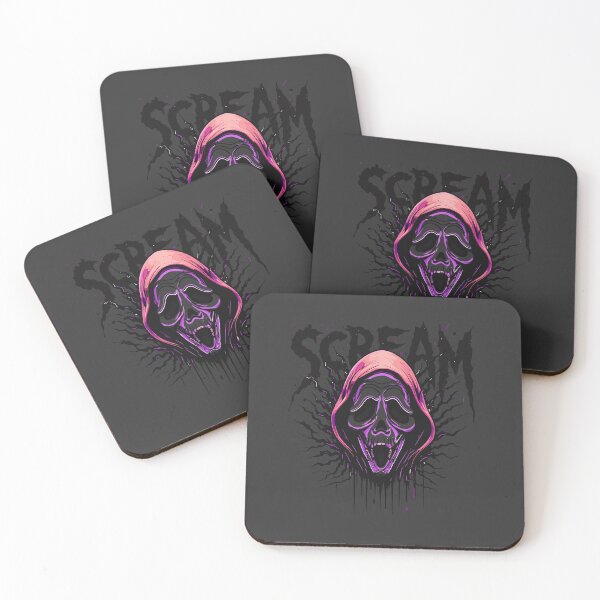 Item preview, Hooded Neon Scream Skull – Dark Horror designed and sold by THE-DAILY-DRIPS.
