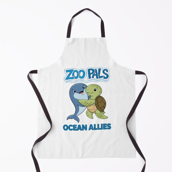 Item preview, Ocean Allies Dolphin & Turtle - Zoo Pals designed and sold by Art-Arcade6.