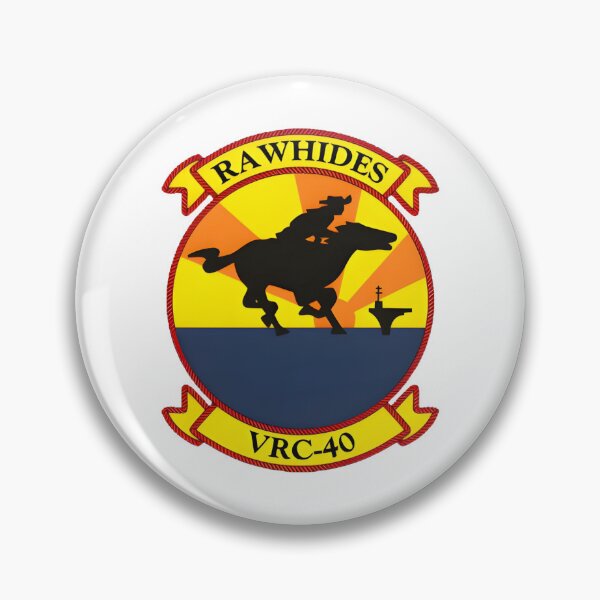 Item preview, VRC-40 Rawhides Navy Squadron Emblem designed and sold by CharlieDesings.
