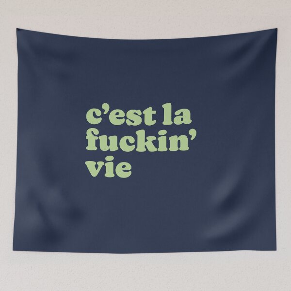 Item preview, C'est La Fuckin' Vie MATCHA BACK designed and sold by bembureda.