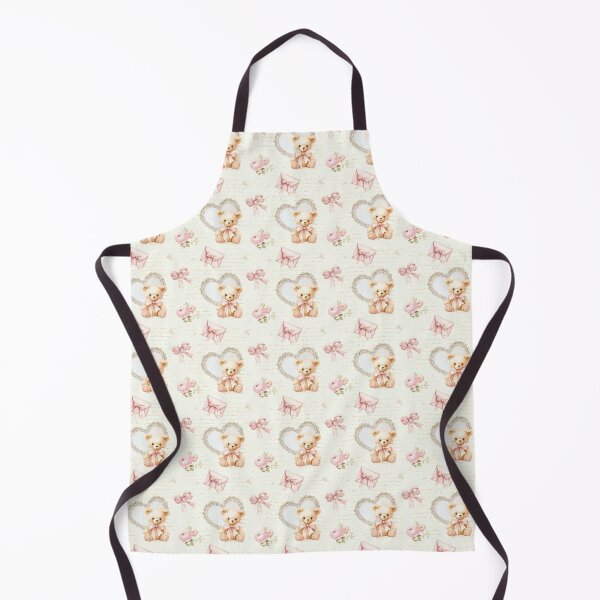 Item preview, Coquette Teddy Bear Pattern designed and sold by LouieVanille.