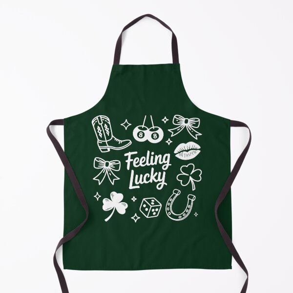 Item preview, Feeling Lucky – White Lucky Icons St. Patrick’s Day Design designed and sold by Saxon Designs.