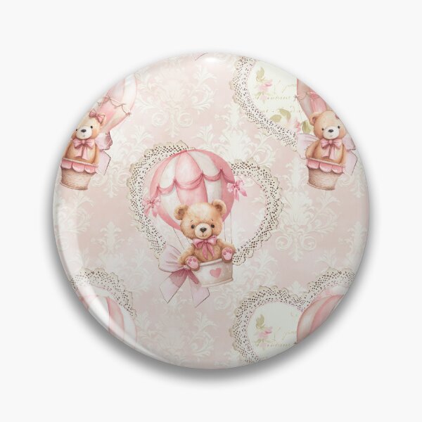 Item preview, Coquette Teddy Bear Pattern  designed and sold by LouieVanille.