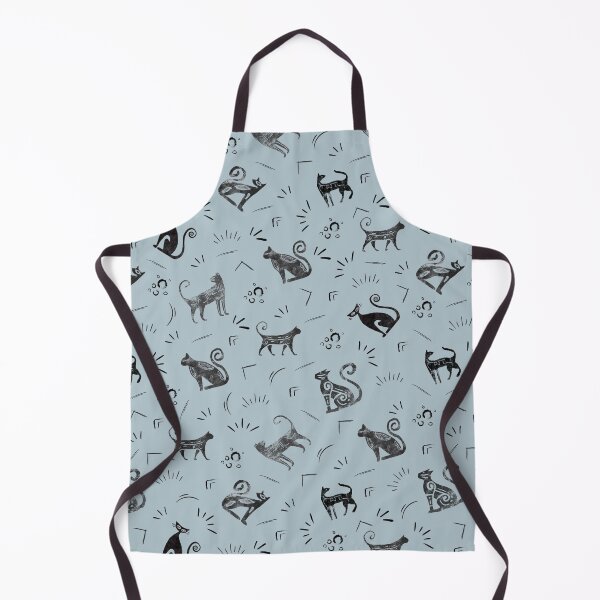 Item preview, Cave Art Cats on Pastel Gray Azure designed and sold by KSimpson838.