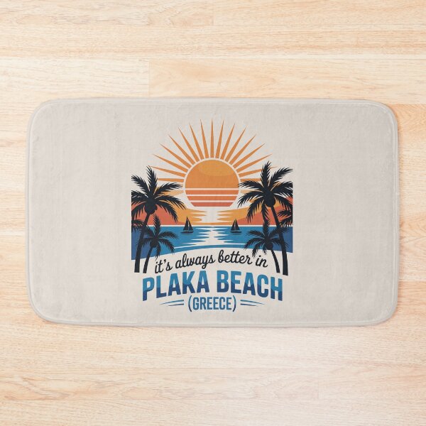 Item preview, Plaka Beach Greece – Cyclades Sunset Travel Retro Graphic designed and sold by paulo silveira.