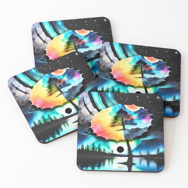 Item preview, Northern Lights and Umbrella, Ai Generated Art  designed and sold by ACC .