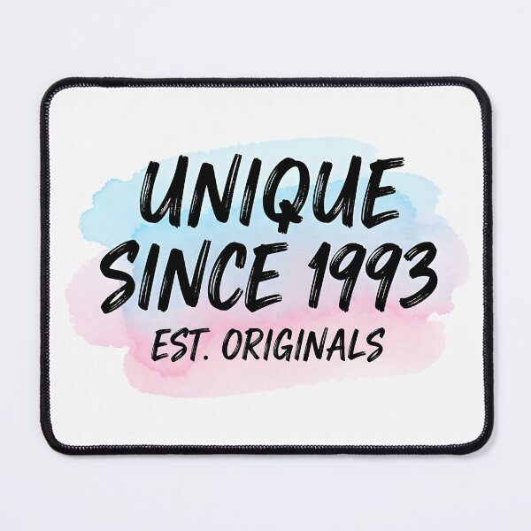 Item preview, Unique Since 1993 – Aesthetic Watercolor Design for Birthdays designed and sold by Fuechse.