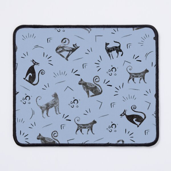 Item preview, Cave Art Cats on Blue designed and sold by KSimpson838.