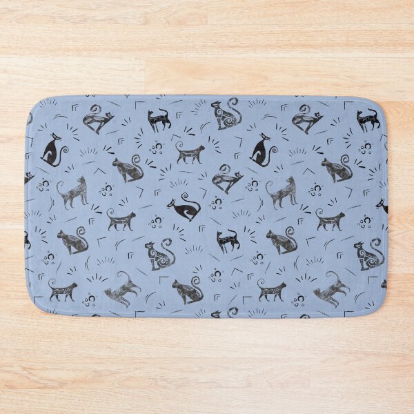 Item preview, Cave Art Cats on Blue designed and sold by KSimpson838.