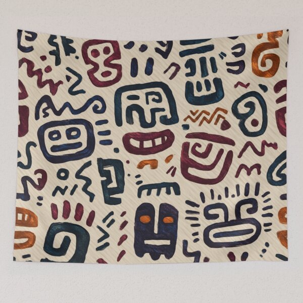 Aperçu de l'œuvre Nouvelle-Zélande Maori Paua Pattern Koru Design 819 créée et vendue par GrinGalore.