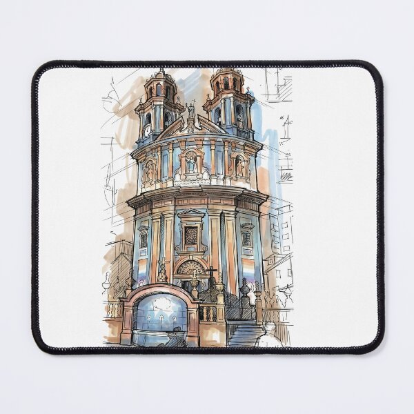 Item preview, 2ND CANVAS PILGRIM CHURCH PONTEVEDRA SPAIN designed and sold by redmoon64.