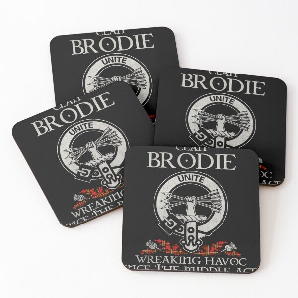 Item preview, Clan Brodie Red Crest Scottish Surname Tartan Thistle Vintage designed and sold by WilliamL1.