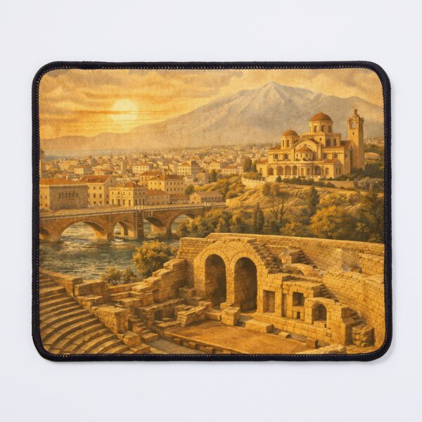 Item preview, Larissa Hellas Vintage Travel Poster designed and sold by mythographiaart.