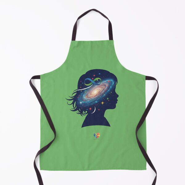 Item preview, Autism Awareness Galaxy Silhouette – Neurodivergent Infinity Spirit designed and sold by InkWeaveShop.