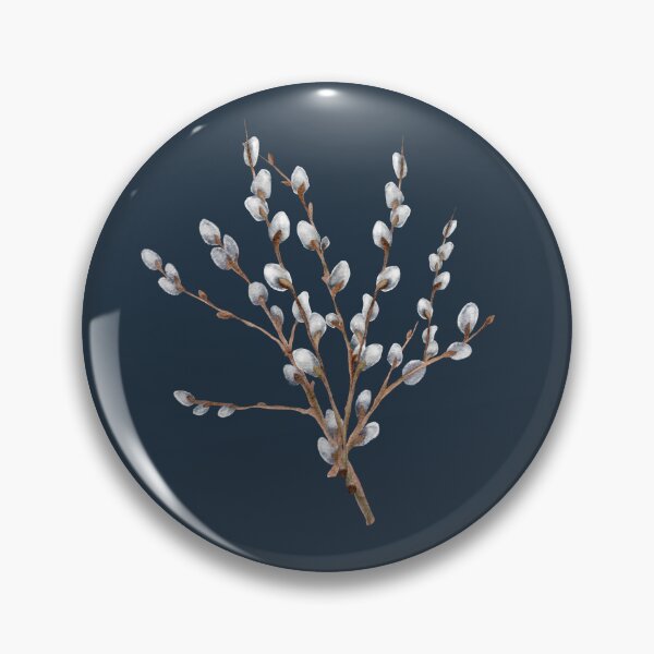 Item preview, Blooming Willow Branches Watercolor designed and sold by Sagi Jane Art.