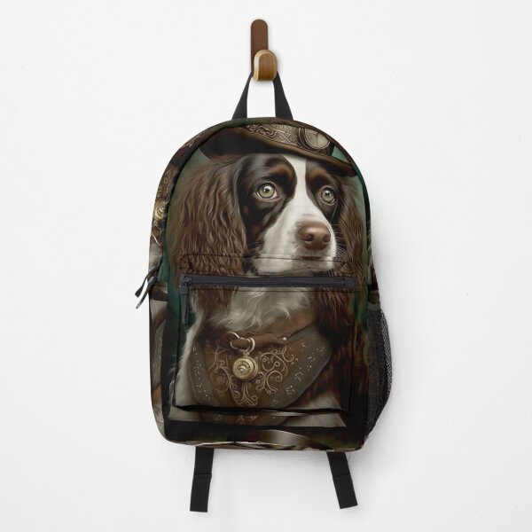 Item preview, Distinguished Steampunk Dog, Fun Steampunk Springer Spaniel Vintage Photograph designed and sold by Orianah.
