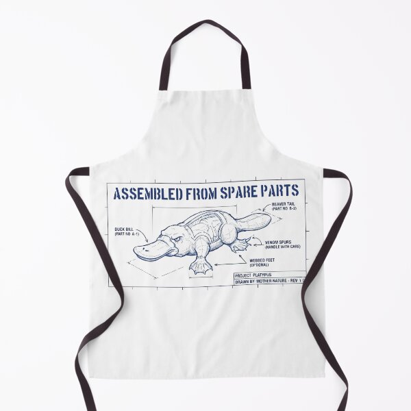 Item preview, Assembled From Spare Parts Platypus Anatomy Joke designed and sold by Petzzz.