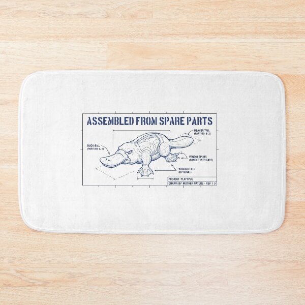 Item preview, Assembled From Spare Parts Platypus Anatomy Joke designed and sold by Petzzz.