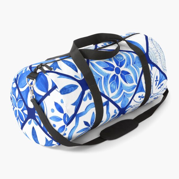 Item preview, Blue tile print  designed and sold by Anisha  Vaz.