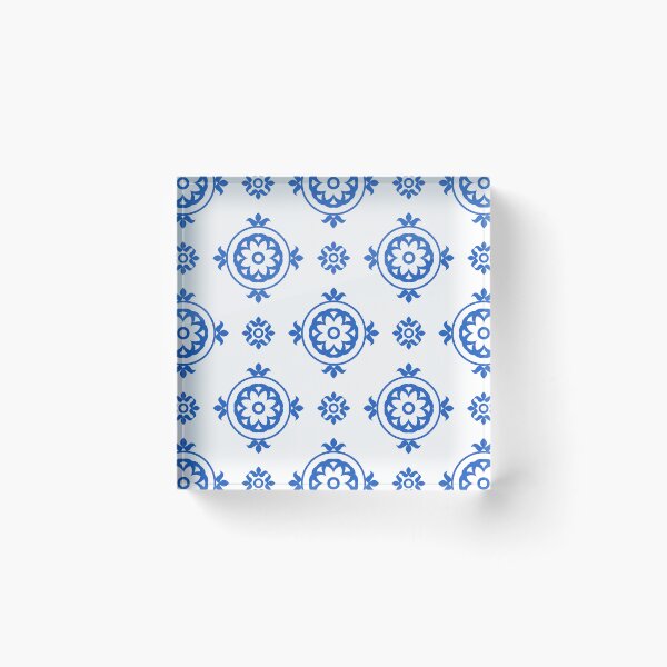 Item preview, Blue Mediterranean ceramic, Sicilian, Portuguese, Spanish tile designed and sold by CHERRY--SHOP.