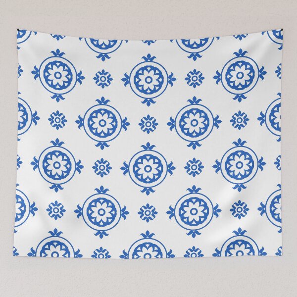 Item preview, Blue Mediterranean ceramic, Sicilian, Portuguese, Spanish tile designed and sold by CHERRY--SHOP.