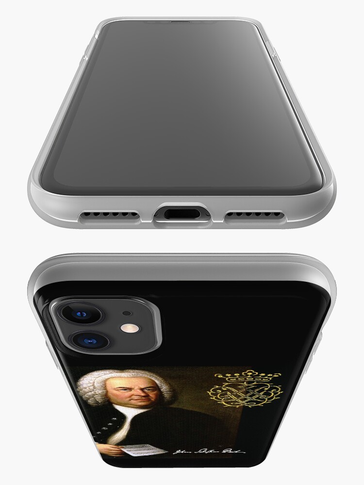 Alternate view of Bach with his Monogram iPhone Case & Cover