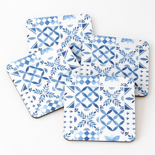Item preview, Portuguese ornament pattern - Azulejos designed and sold by PrintableTravel.