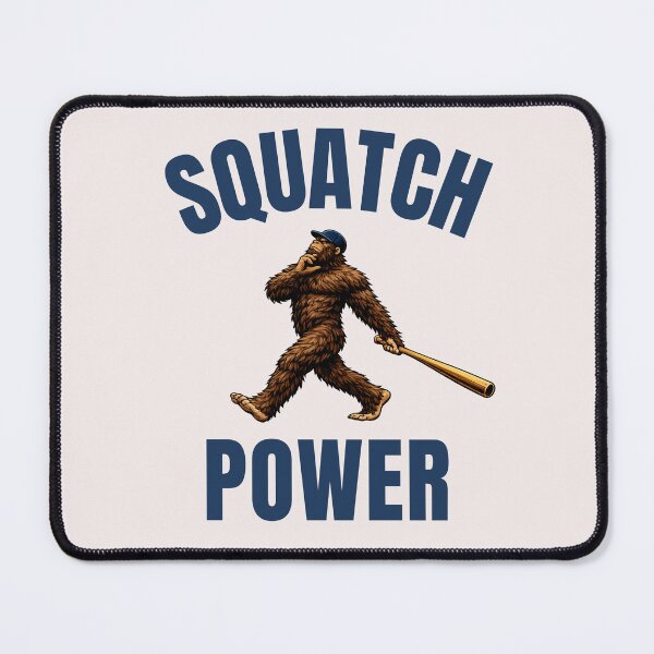 Item preview, Squatch Power -- Bigfoot home run humor designed and sold by The Sporty Nerd.