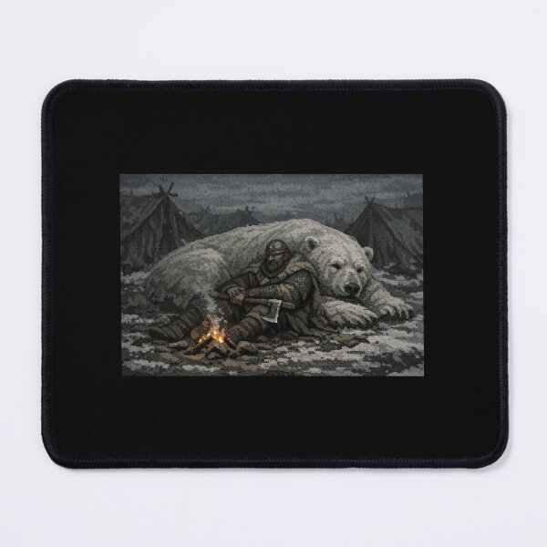 Item preview, The Bear Warrior’s Slumber designed and sold by Frogmen shop.