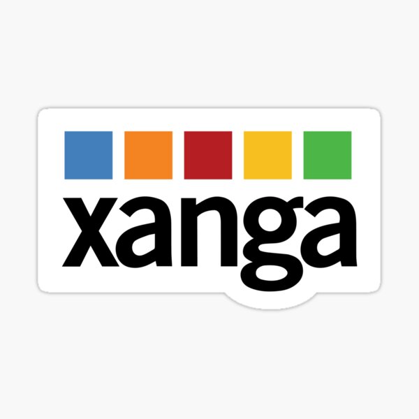 Xanga 2000's Blogging [black text] Sticker