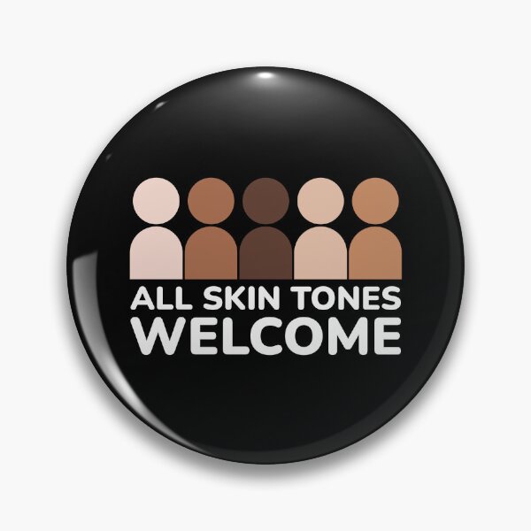 Item preview, All Skin Tones Welcome - Inclusive Diversity Quot designed and sold by Shape Snip Studio.