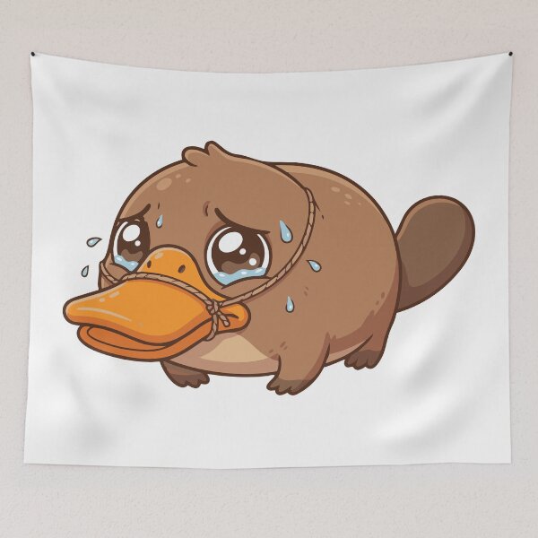 Item preview, Imposter Syndrome Mascot Funny Platypus Meme designed and sold by Petzzz.