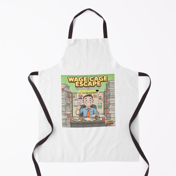 Item preview, Wage Cage Escape Flash Game Parody - Retro Humor designed and sold by PictorialWhimsy.
