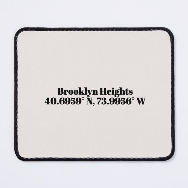 Item preview, Brooklyn Heights, New York Coordinates designed and sold by ApricityPhrases.