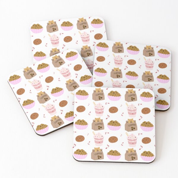 Item preview, Cute Coffee Cookie Seamless Pattern designed and sold by Teenidesign .