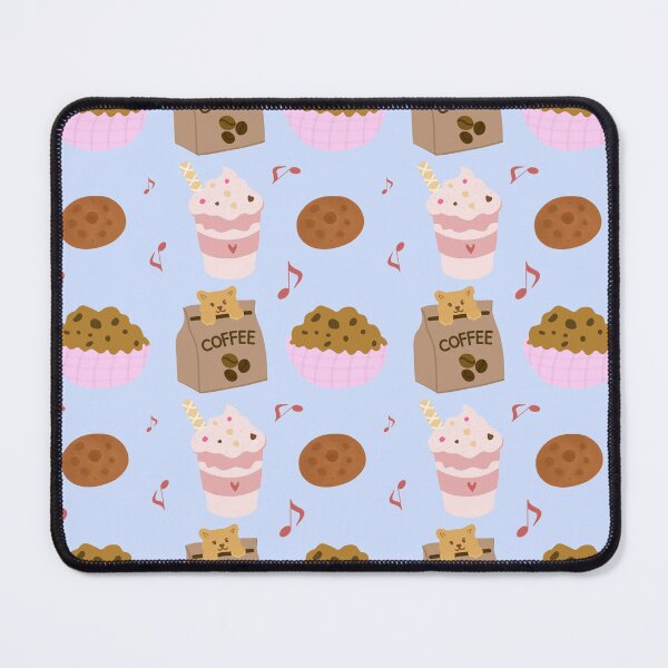 Item preview, Cute Coffee Cookie Seamless Pattern designed and sold by Teenidesign .