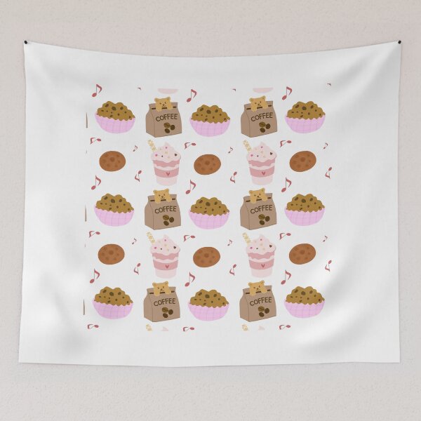 Item preview, Cute Coffee Cookie Seamless Pattern designed and sold by Teenidesign .