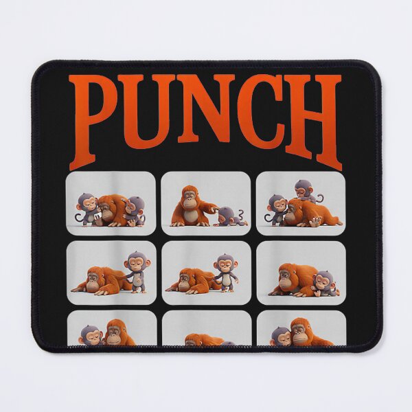 Item preview, PunchMonkey Orangutan Primate Humor Animal Lover designed and sold by FemmeForge.