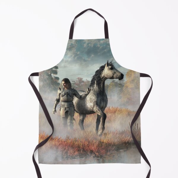 Item preview, Lancelot with War Horse in Autumn Mist designed and sold by Daniel Eskridge.