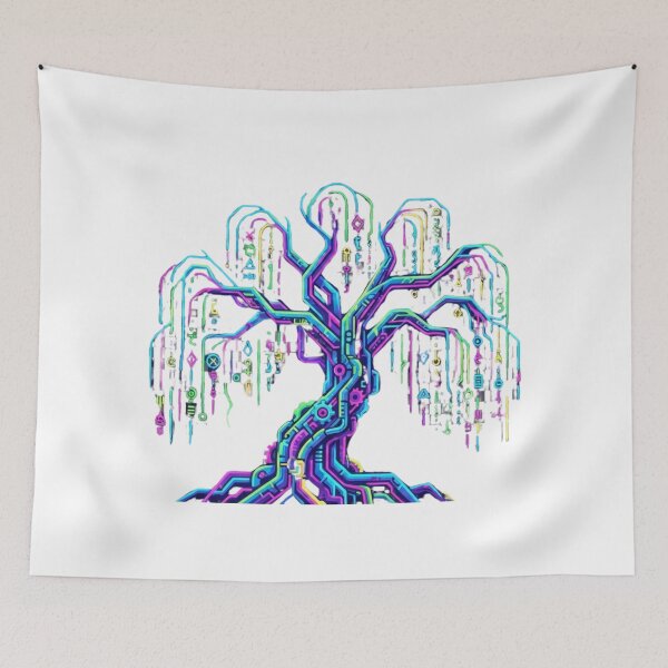 Item preview, Willow Tree of Digital Knowledge designed and sold by mossandmyth1984.