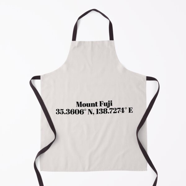 Item preview, Mount Fuji, Japan Coordinates designed and sold by ApricityPhrases.