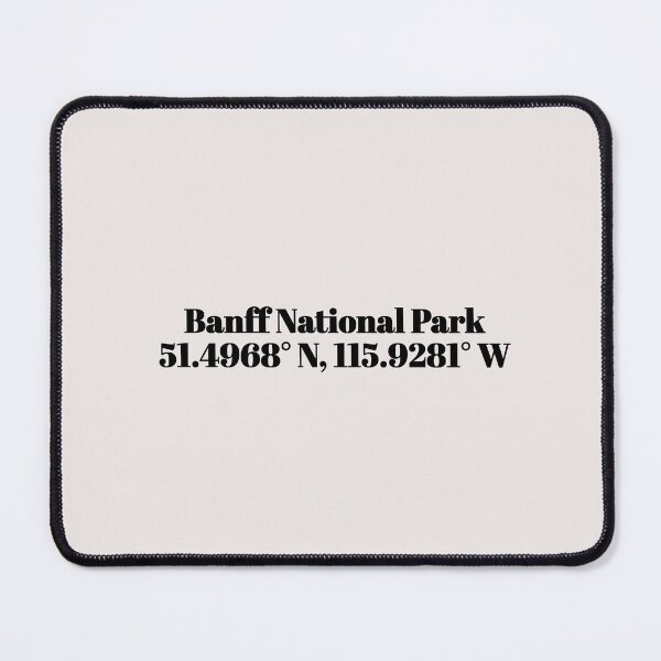Item preview, Banff National Park, Canada Coordinates designed and sold by ApricityPhrases.