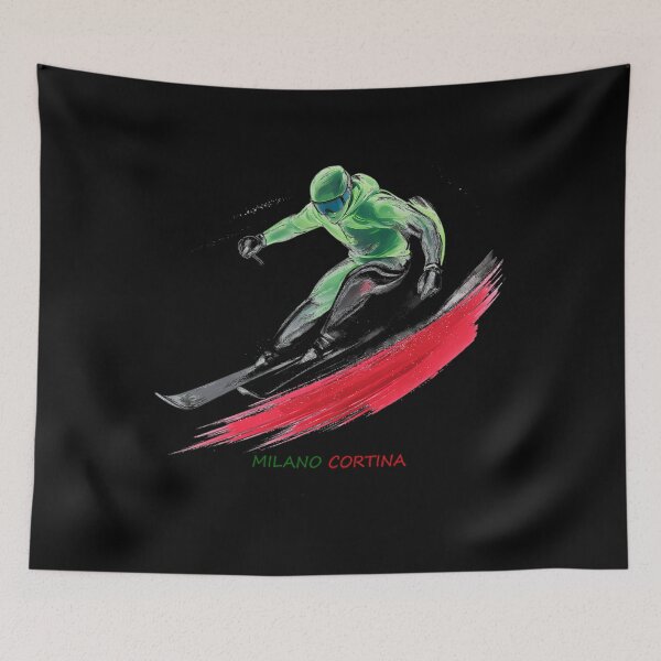 Item preview, Milano Cortina 2026 Snowboarding - Edgy Winter Olympics Grunge Design designed and sold by RolandBreton.