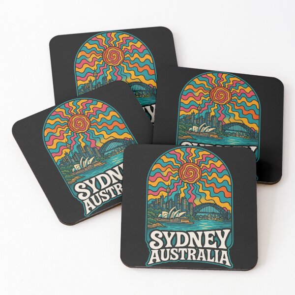 Item preview, Sydney Australia Trippy Art Travel designed and sold by TomFrontierArt.