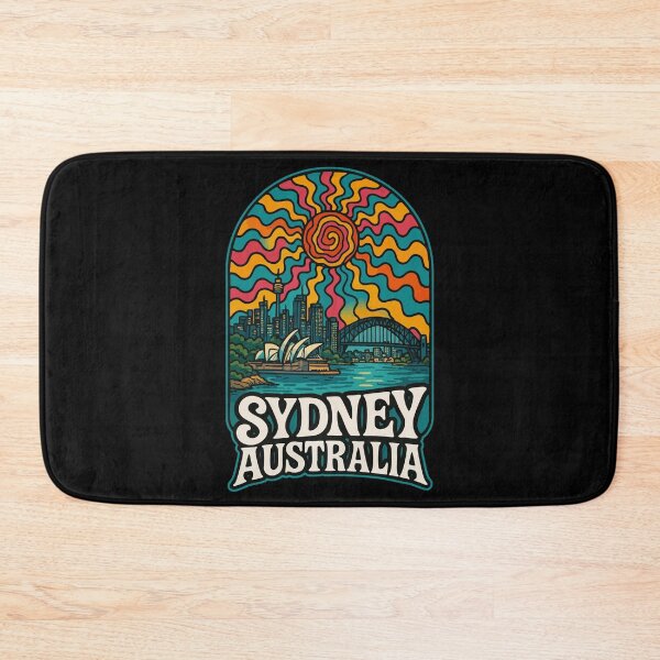 Item preview, Sydney Australia Trippy Art Travel designed and sold by TomFrontierArt.