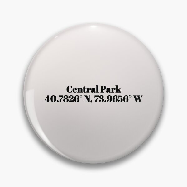 Item preview, Central Park, New York Coordinates designed and sold by ApricityPhrases.